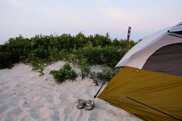 Los Angeles Beach camping |