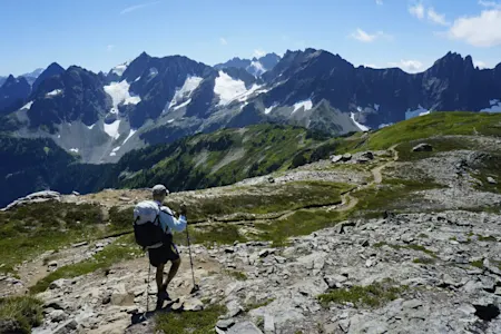 Seattle man backpacking | Seattle man backpacking