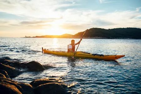 man kayaking | man kayaking
