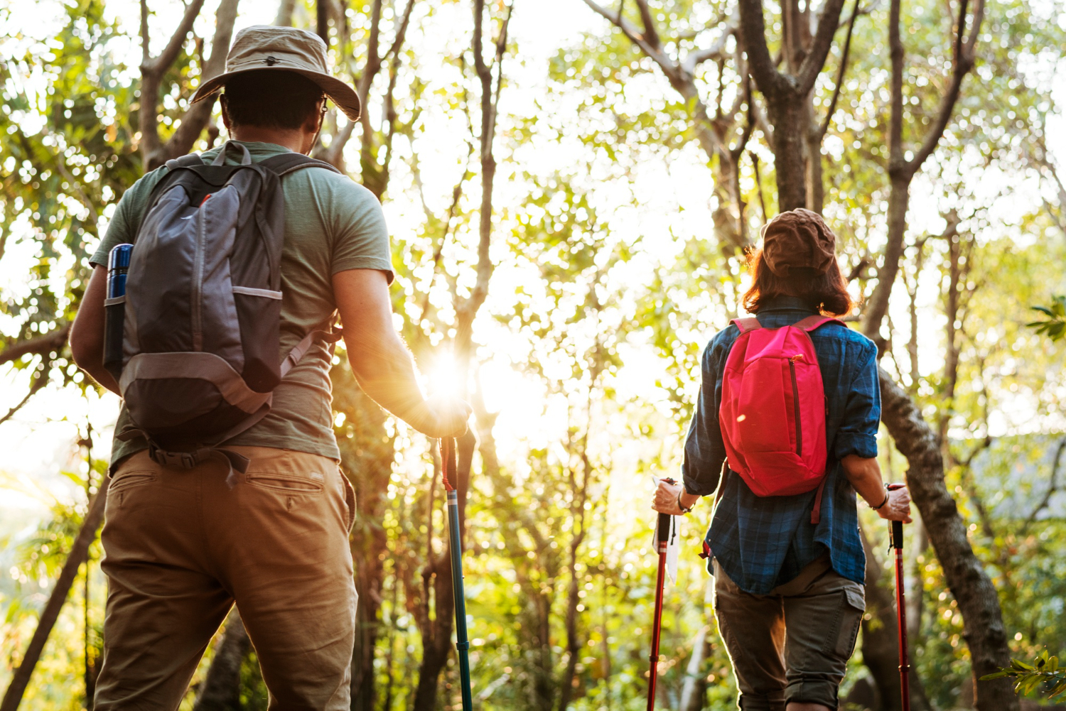 couple hiking