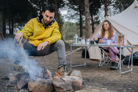 couple camping | couple camping