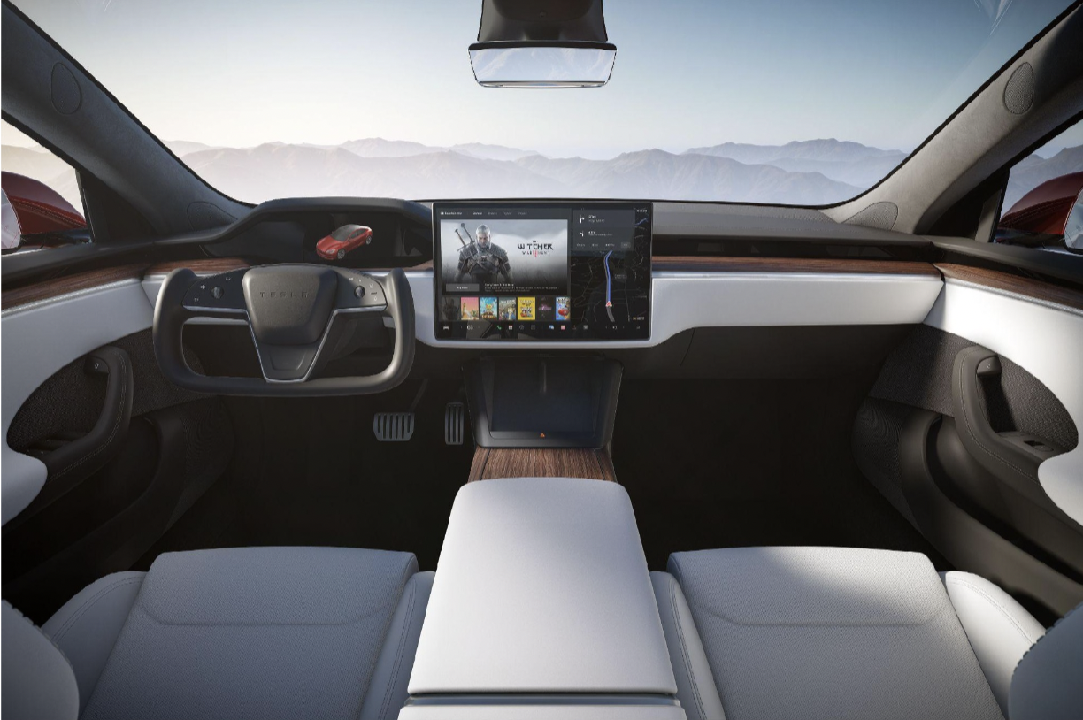 Tesla-Interior-With-Dashboard-Display