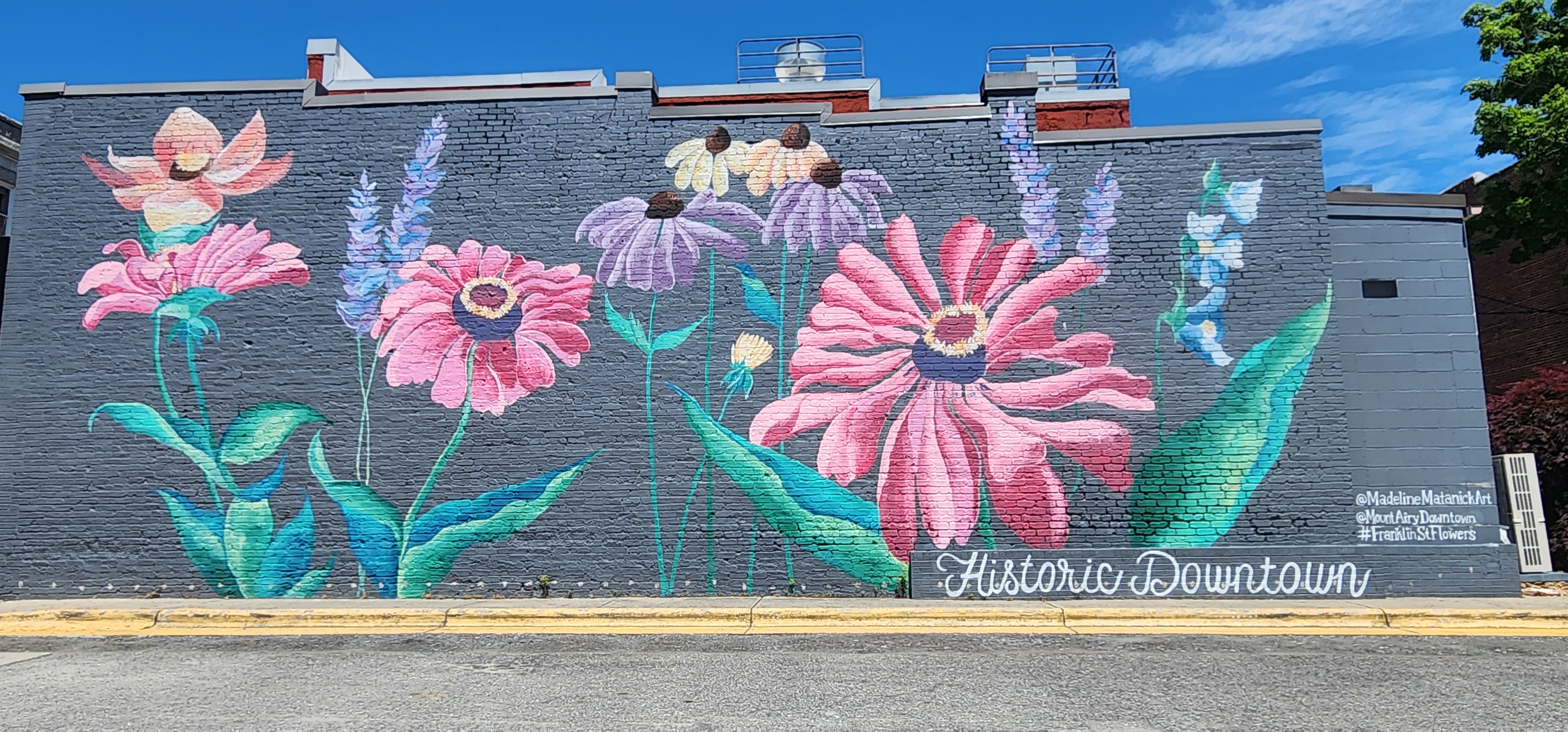 Historic downtown mural