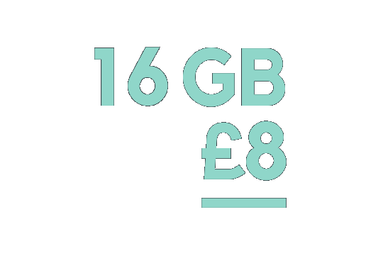 50gb for £8