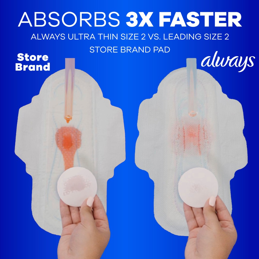 Absorbs 3X Faster