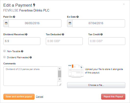 Sharesight edit dividend