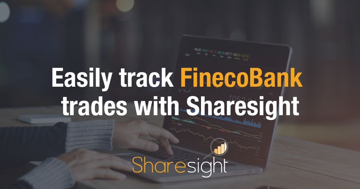 Easily import trades from FinecoBank edit