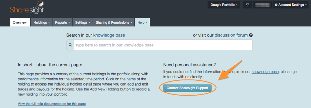 How to get help - screenshot 3