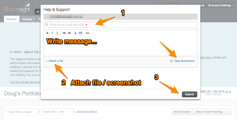 How to get help - screenshot 4
