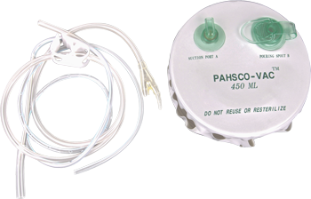 Pahsco-vac Closed Wound Drainage System 400mL and 450mL