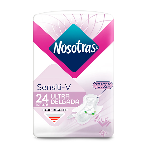 toalla ultra delgada sensitiv