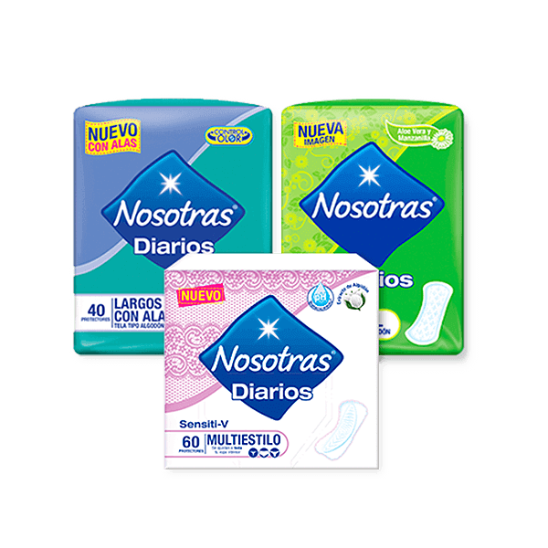 Protectores diarios para mujeres en NosotrasOnline Chile.