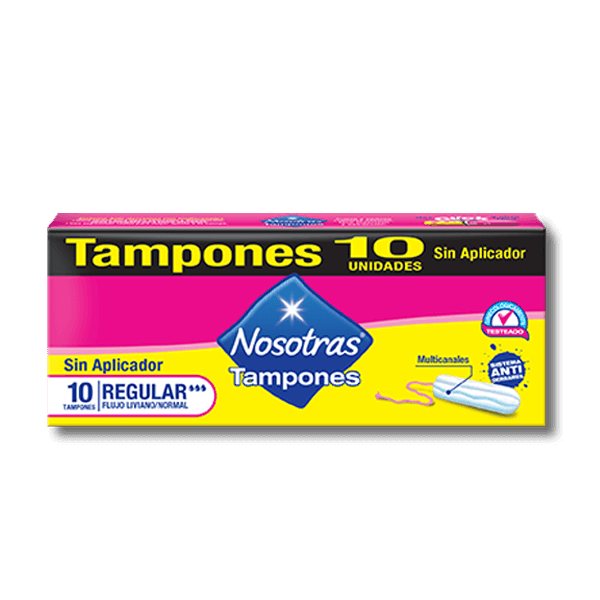 Nosotras Tampones sin Aplicador Regular Perú
