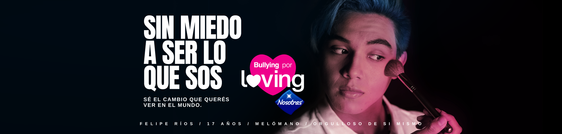 Banner lanzamiento campaña Bullying for Loving