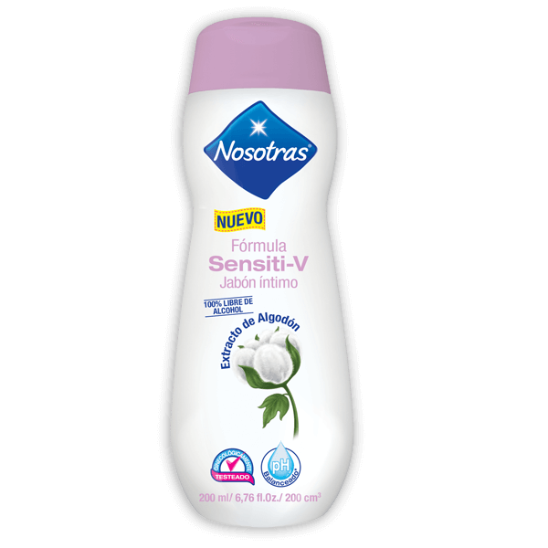 Jabón íntimo Nosotras Sensiti-V Perú
