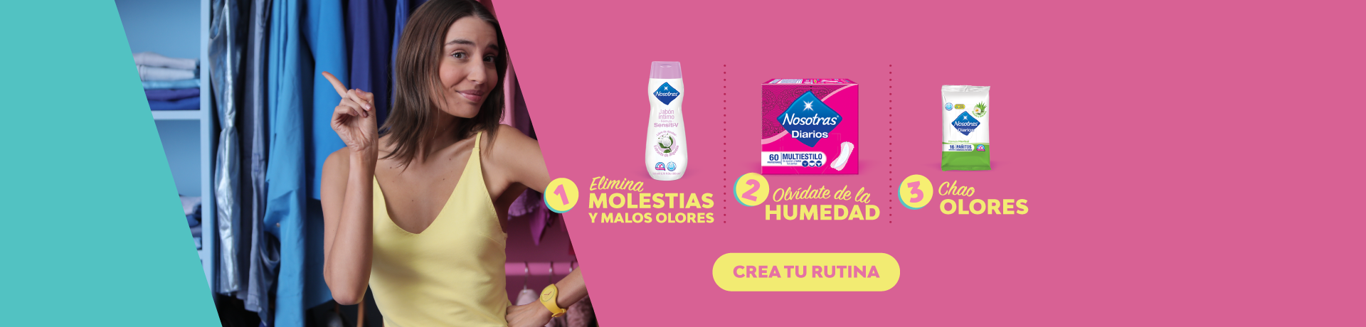 Nosotras banner lanzamiento rutina