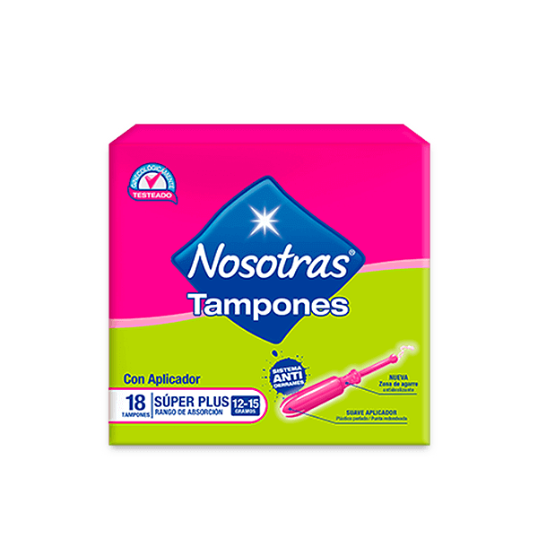 Nosotras Tampones con Aplicador Super Plus Puerto Rico