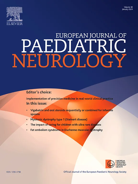 Sample cover of European Journal of Paediatric Neurology