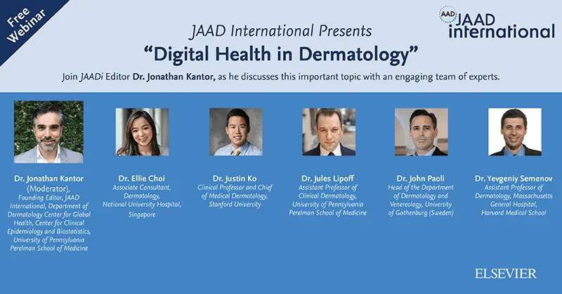 JAADi Digital Health in Dermatology webinar
