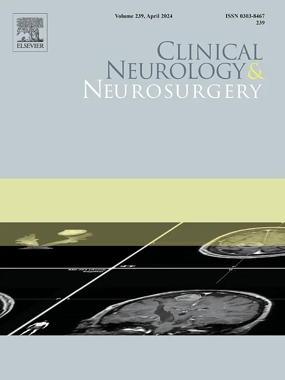 Sample cover Clinical Neurology and Neurosurgery