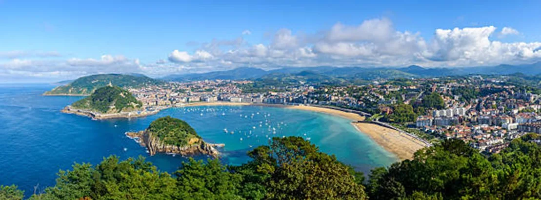 Panoramic view of San Sebastian
