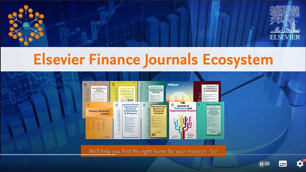 Elsevier Finance Journals Ecosystem August 2022 video image