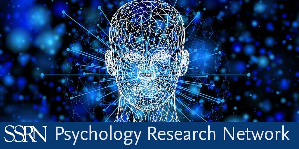 SSRN Psychology Research Network - head built from network of triangles