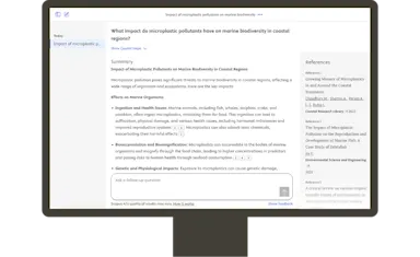 Screenshot of topic summary in Scopus AI
