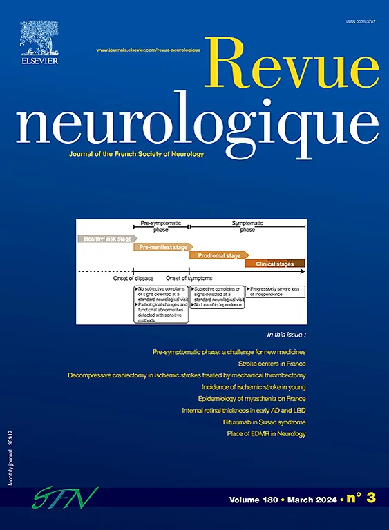 Sample cover of Revue Neurologique