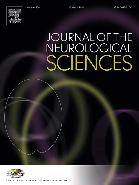 Sample cover of Journal of the Neurological Sciences
