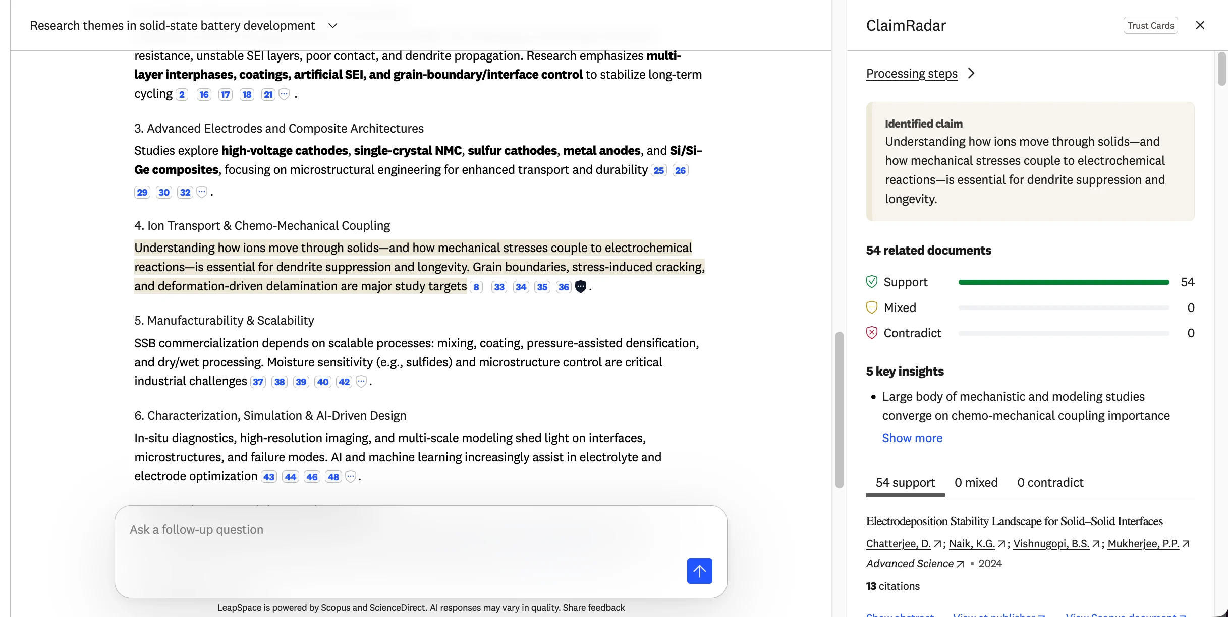 LeapSpace Claim Radar screenshot