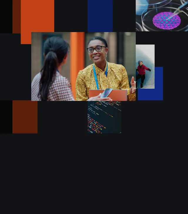 Collage of librarians