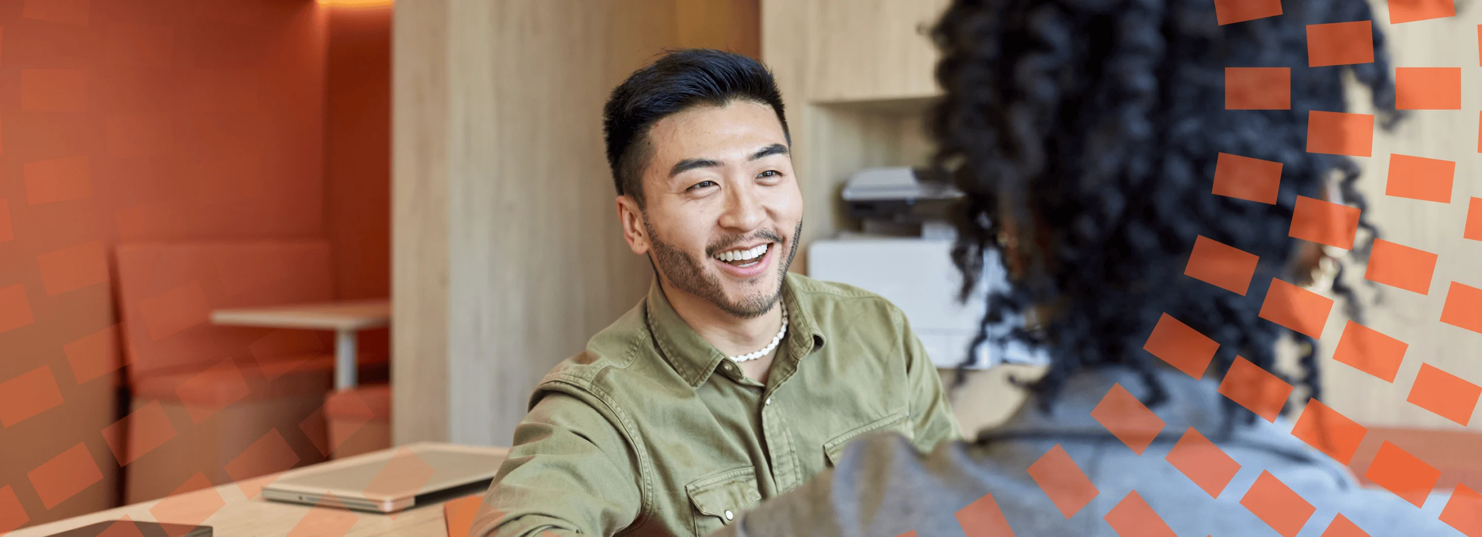 Multi ethnic business meeting