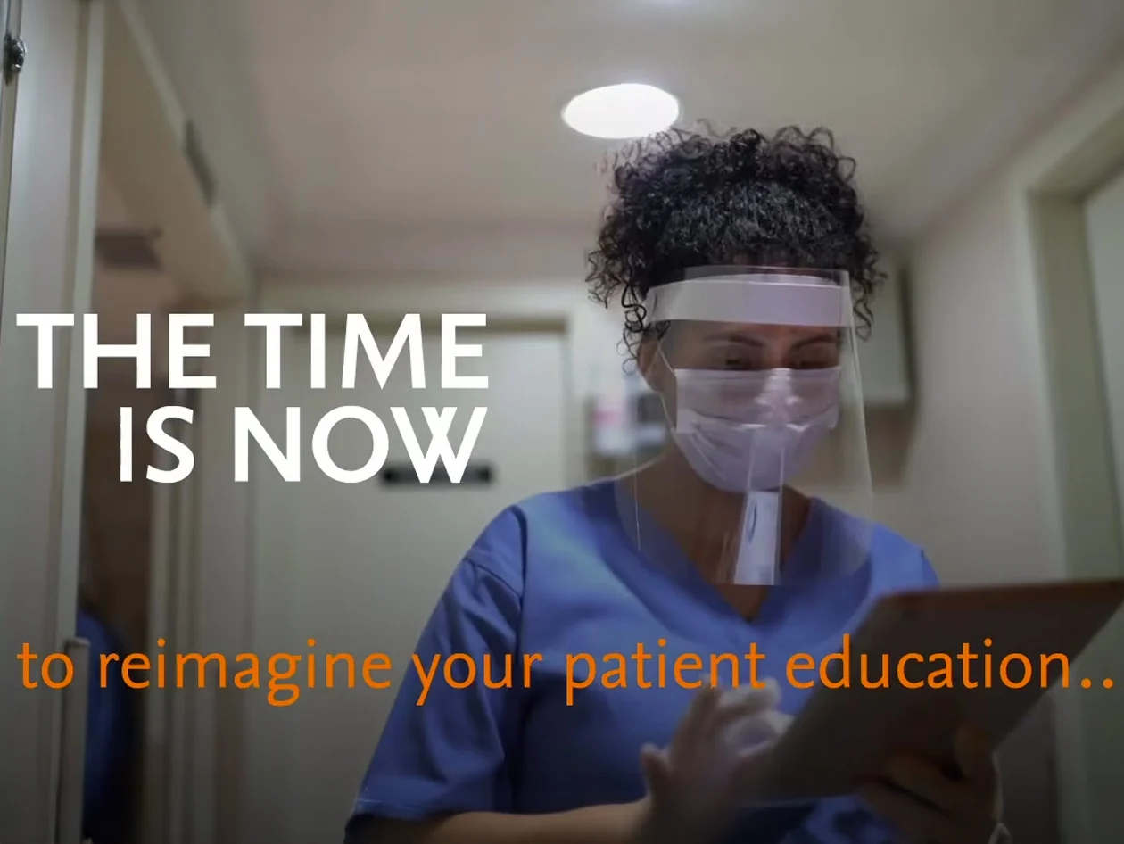PatientPass 'Reinvent your patient education' banner