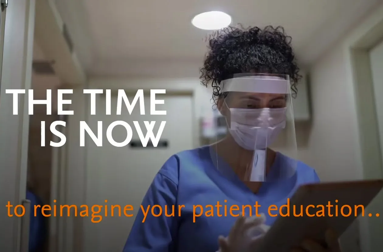 PatientPass 'Reinvent your patient education' banner