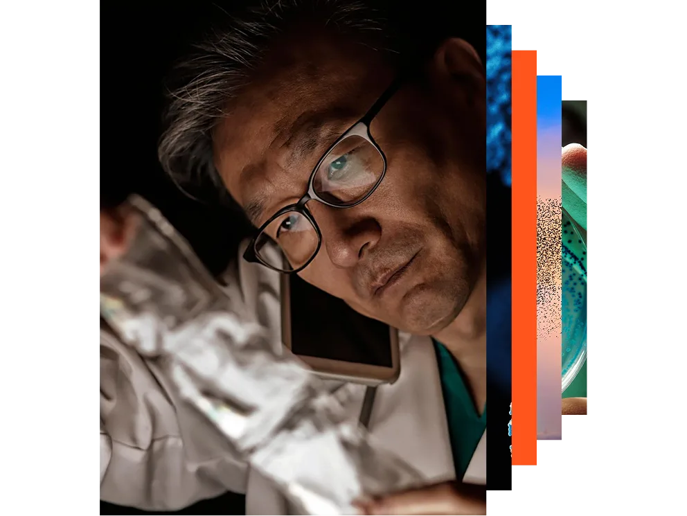 Software engineer working on coding at night