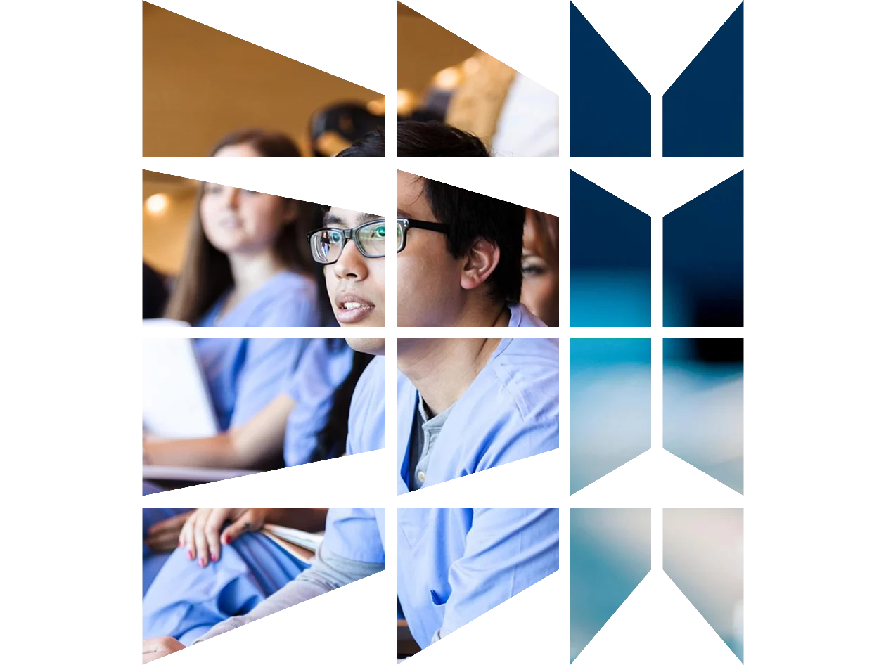 Diverse group of medical students