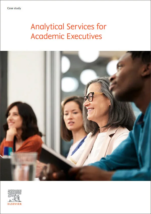 Report cover - Analytical Services for Academic Executives catalog