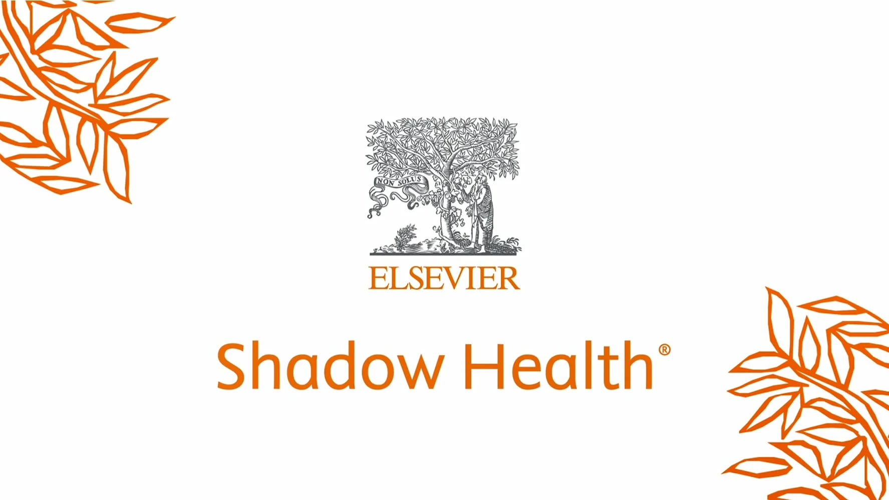 Shadow Health and Elsevier logos