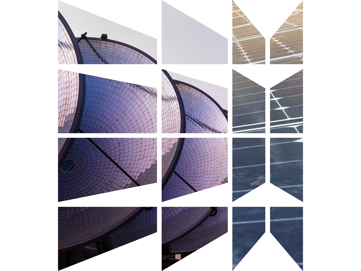 Solar thermal power station with parabolic dish reflector