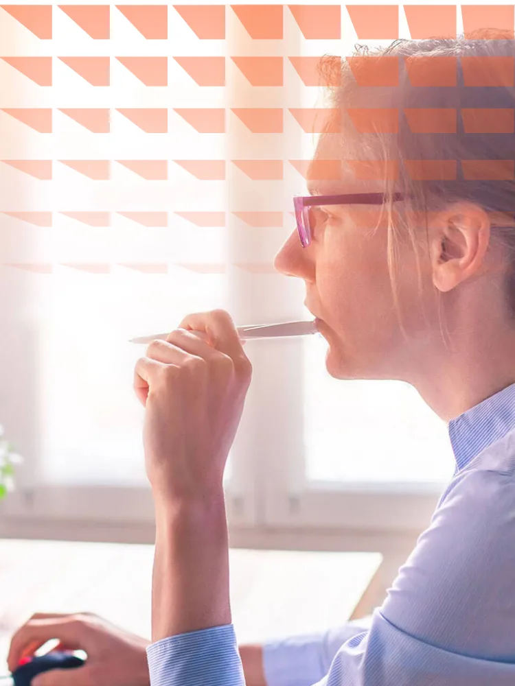Woman looking at PharmaPendium's home screen