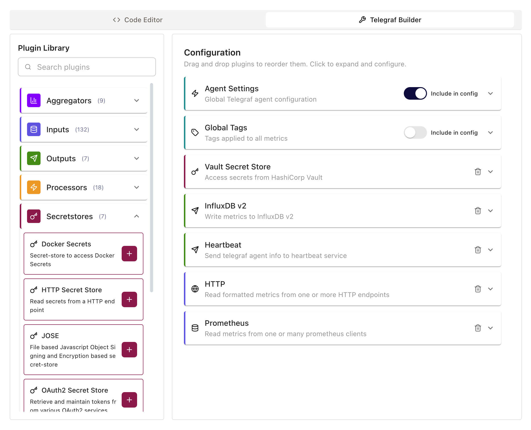 telegraf-config-builder