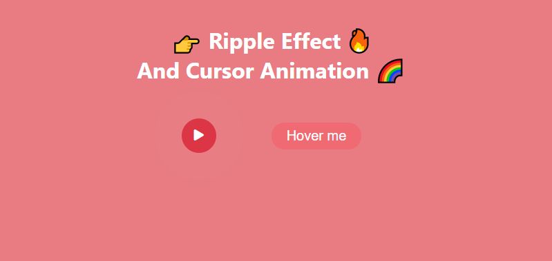 Ripple Effect và Cursor Animation đẹp mắt với CSS và JavaScript - Cùng nhau  học lập trình Frontend 🚀