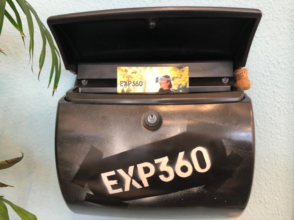 EXP360 Mailbox with flyer