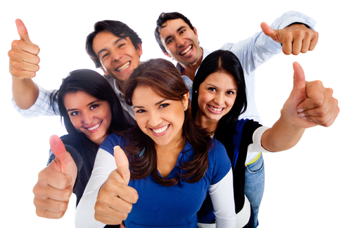 Happy Hispanic Group Shutterstock 101754148