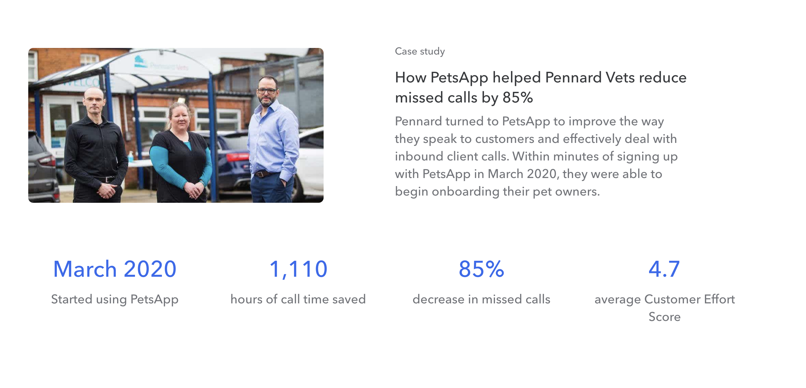 Pennard Success with PetsApp