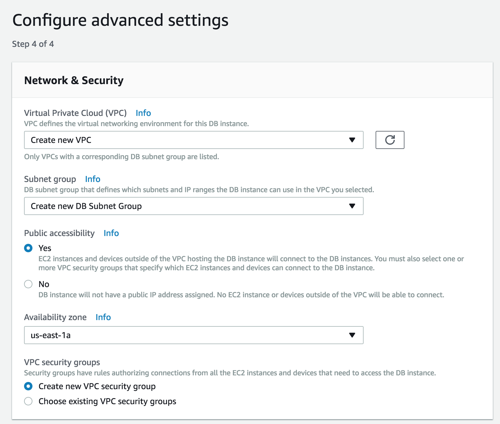 Configure an asset here. AWS Configure Asset