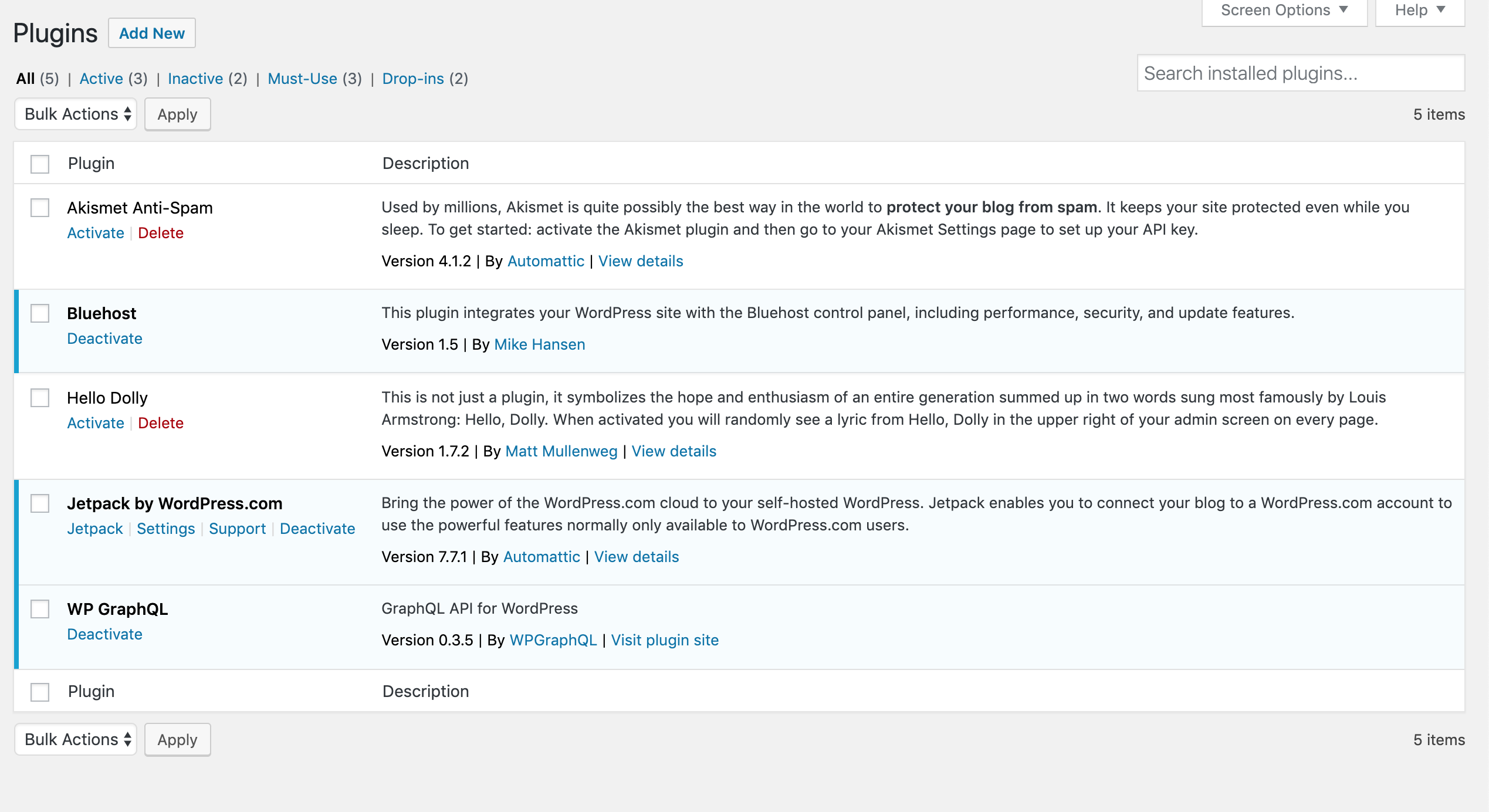 Wordpress Plugin Page