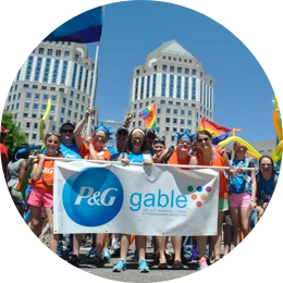 P&G & gable Pride parade