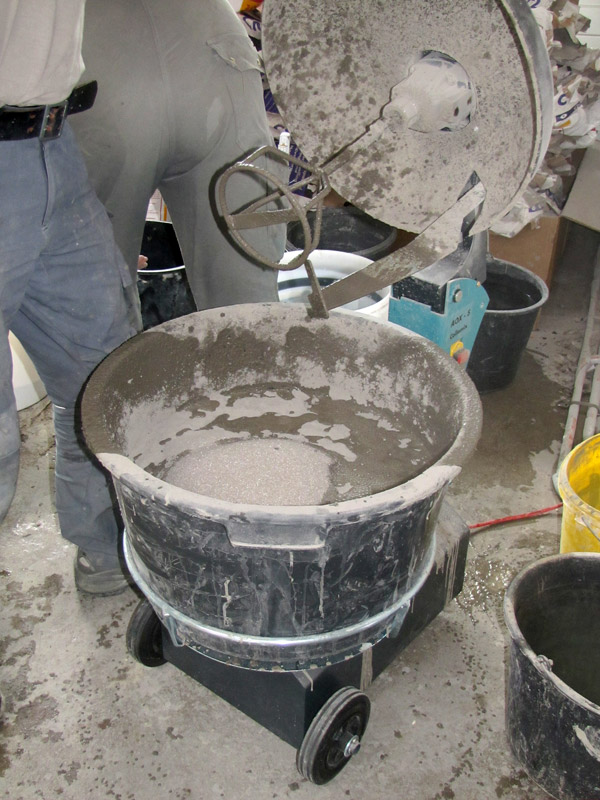 Quarzsand zum "strecken" dazu
